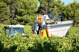 2 Hand Pellenc 8050 Pull Type Grape Harvester