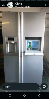 Fridge Samsung double door sidy by sidy water dispenser Sliver for sale R5.450