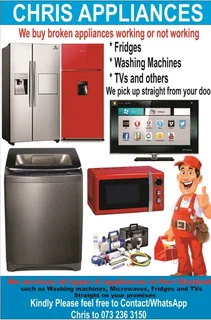 We buy broken appliances working or not R555