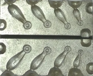 Sinker moulds for fishermen to make their own easy and cheap sinkers