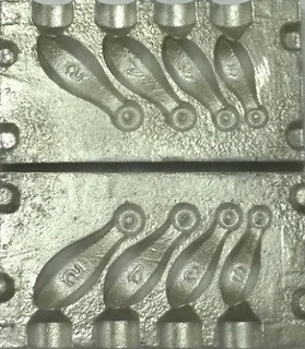 Sinker moulds for fishermen to make their own easy and cheap sinkers