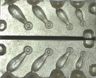 Sinker moulds for fishermen to make their own easy and cheap sinkers