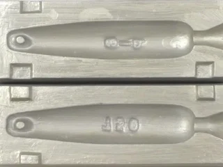 sinker moulds for fishermen to make their own easy and cheap sinkers -