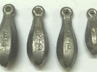 Bottle teardrop sinkers moulds for deep sea fishing