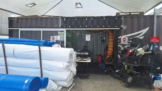 12m High Cube Container – Converted Workshop & Storage Unit for Sale