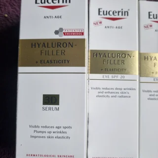 Eucerin eye cream and filler
