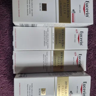 Eucerin eye cream and Filler