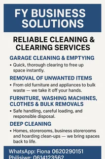 Garage and storeroom Cleaning