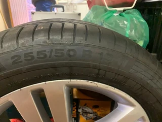 Rim and Tyre,  255/50 R19