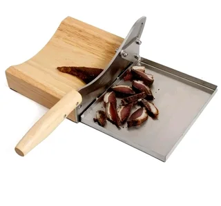 Pro Radiused Biltong Cutter with Tray - R550