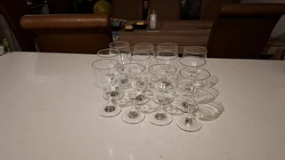 12 wine glasses