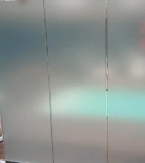 Tinting and frosting installation