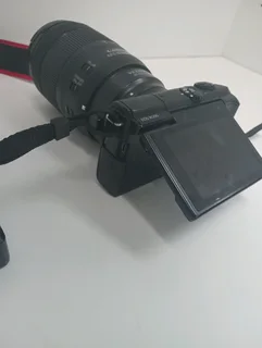 Canon camera with lens