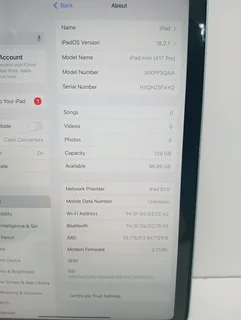 Apple iPad mini a17pro wifi