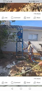 Borehole and wellpoint water installation