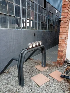 Toyota Hilux roll bar with lights