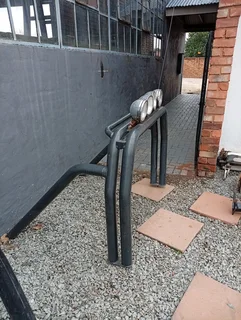 Toyota Hilux roll bar with lights