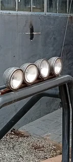 Toyota Hilux roll bar with lights