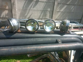 Toyota Hilux roll bar with lights