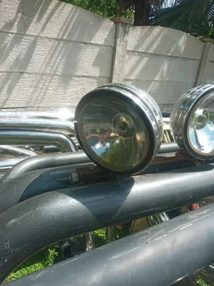 Toyota Hilux roll bar with lights