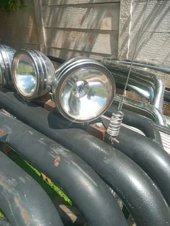 Toyota Hilux roll bar with lights