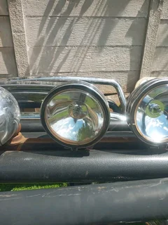 Toyota Hilux roll bar with lights