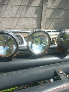 Toyota Hilux roll bar with lights