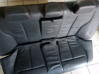 BMW F30 Seats with Door Panels - red stitched