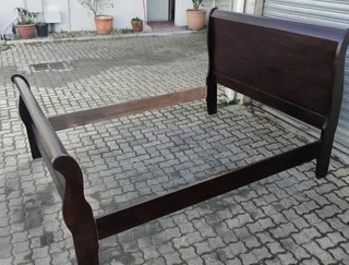 Sleigh Double Bed Frame For Sale