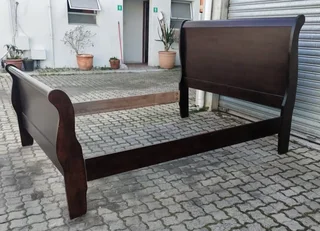 Sleigh Double Bed Frame For Sale