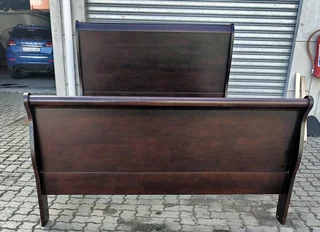 Sleigh Double Bed Frame For Sale