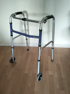 Walking Frame Front Wheels Folding