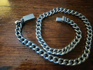 Armani Exchange Mens neck chain (black link) 1 of 1 in SA.