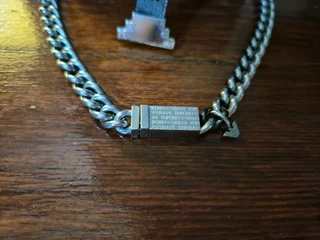 Armani Exchange Mens neck chain (black link) 1 of 1 in SA.