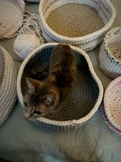 Pet sleepers Handmade crocheted 100% cotton for sale.