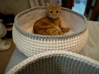 Pet sleepers Handmade crocheted 100% cotton for sale.