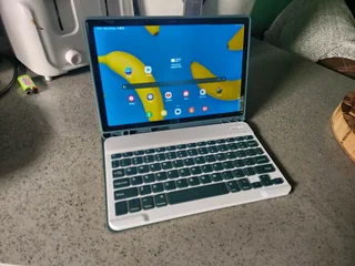 I have a Samsung Galaxy Tablet A8 10.5 inch wifi with custom keyboard case BT. *Bargain* excellent!