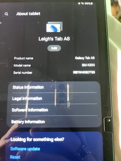 I have a Samsung Galaxy Tablet A8 10.5 inch wifi with custom keyboard case BT. *Bargain* excellent!