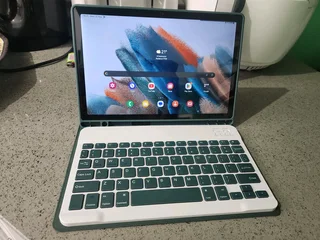 I have a Samsung Galaxy Tablet A8 10.5 inch wifi with custom keyboard case BT. *Bargain* excellent!