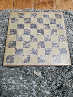 Handmade Chess set, marble, wood and soapstone.