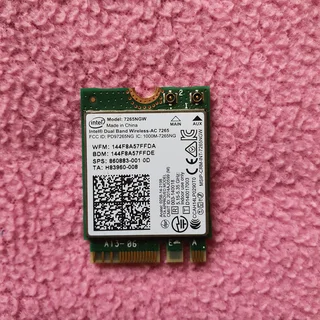 Intel Dual Band Wireless-AC 7265 Wi-Fi &#43; Bluetooth 4.0 Card