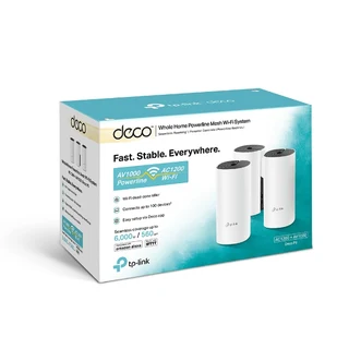 Tp-Link Deco P9 Mesh Wi-Fi Kit System AC1200+AV100 (3 Pack)