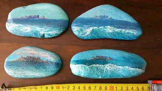 Miniture oil color painting