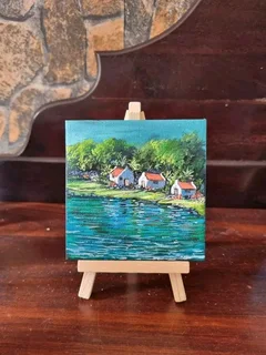 Miniture oil color painting