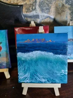 Miniture oil color painting