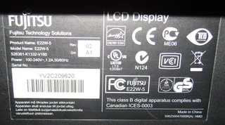 Fujitsu Siemens E22W-5 Monitor
