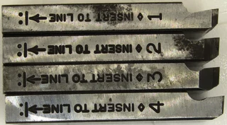 Ridgid 500B 1.1/8 7 BSW High Speed Steel Dies