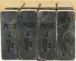 Ridgid 500B 1.1/8 7 BSW High Speed Steel Dies