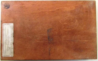 J &amp; J Cash Hand Carved Hinged Wooden Box with Woven Image of Forest Animals made in Tatra Poland