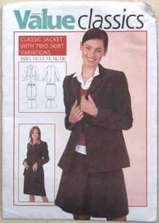 Value Classics - Classic Jacket With Two Skirt Variations - Sewing Pattern